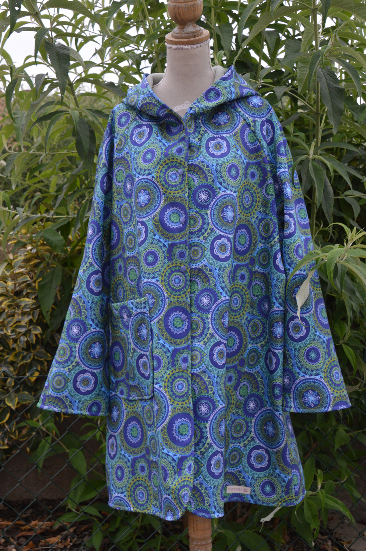 24 KAYAK F C mandalas bleu