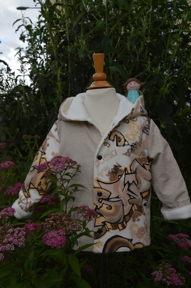 Veste pour enfant KABUKI tag beige