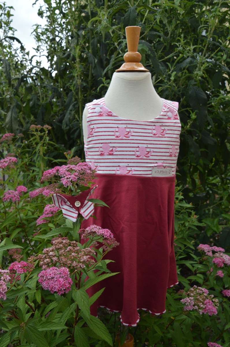 Robe KIWI poulpe rose