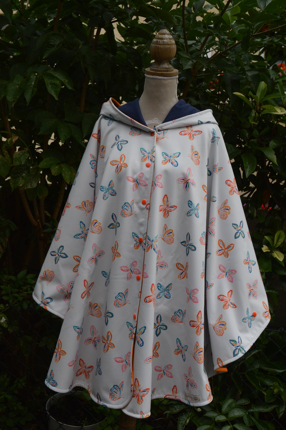 Cape adulte KAYAK papillon