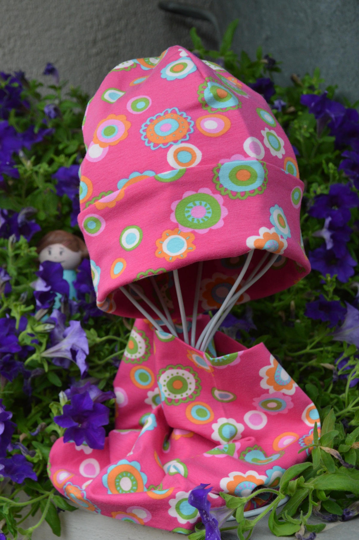 Ensemble KOUBO fleur rose